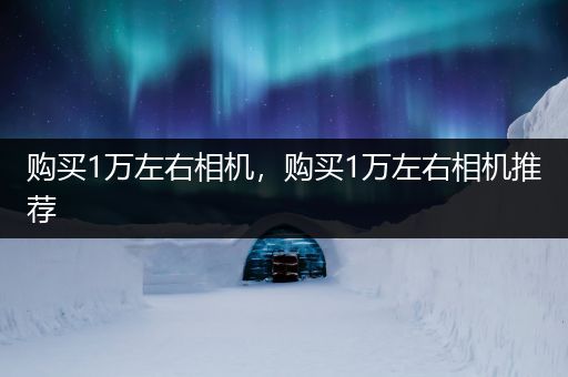 购买1万左右相机，购买1万左右相机推荐