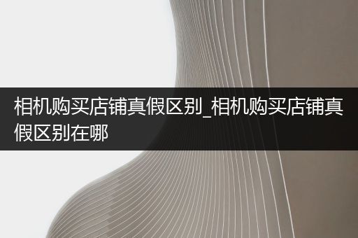 相机购买店铺真假区别_相机购买店铺真假区别在哪