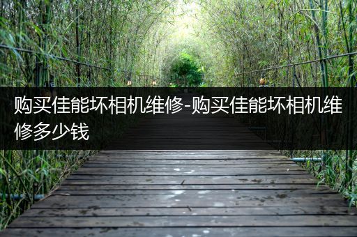 购买佳能坏相机维修-购买佳能坏相机维修多少钱