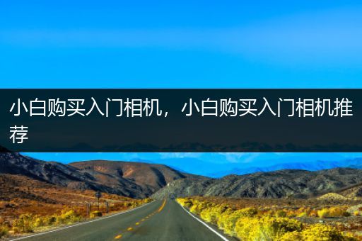 小白购买入门相机，小白购买入门相机推荐